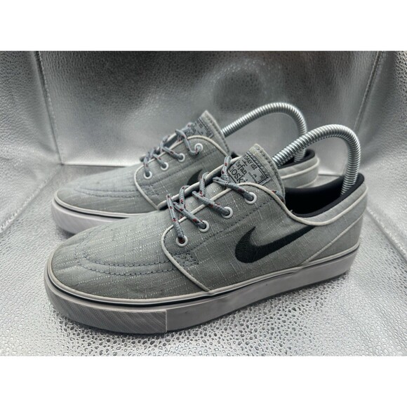 RARE  NIKE Stefan‎ Janoski Boys Gray Skateboard Sneakers Youth 6Y 654861-006 - Picture 3 of 9